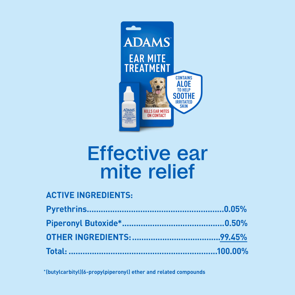 Effective ear mite relief