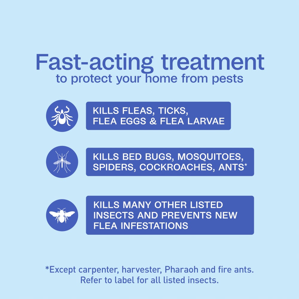 Fast acting treatment to protect your home from pests