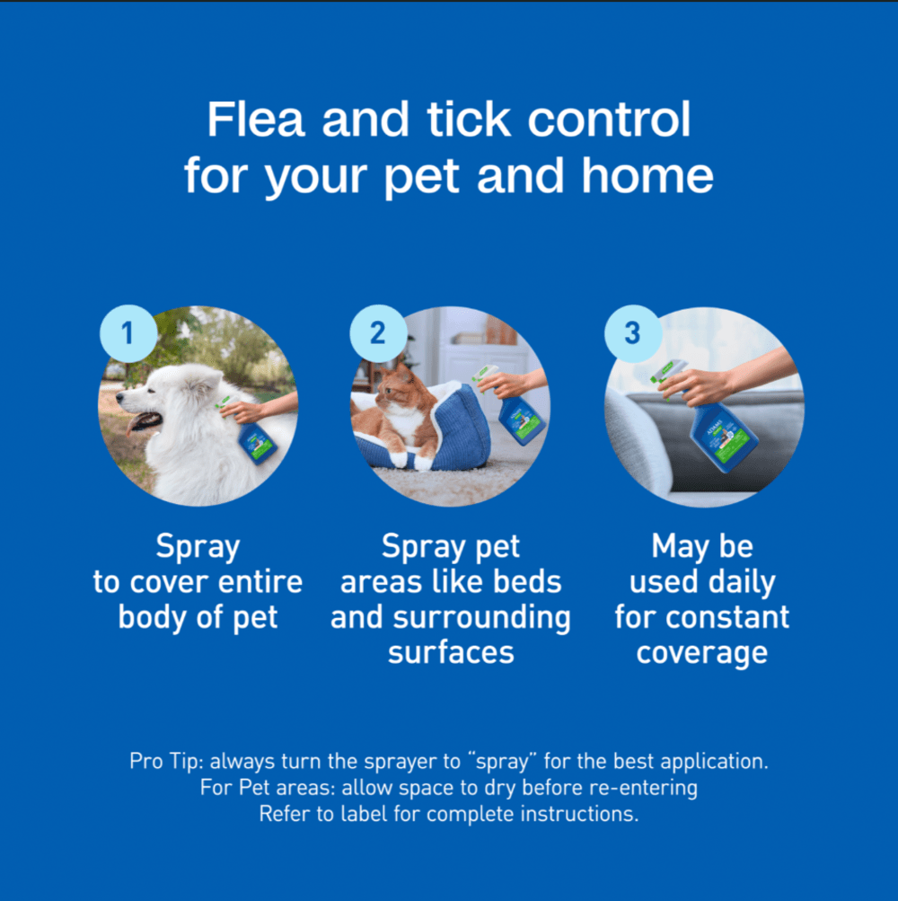 ADAMS Botanicals Flea and Tick Pet & Home Spray| ADAMS™