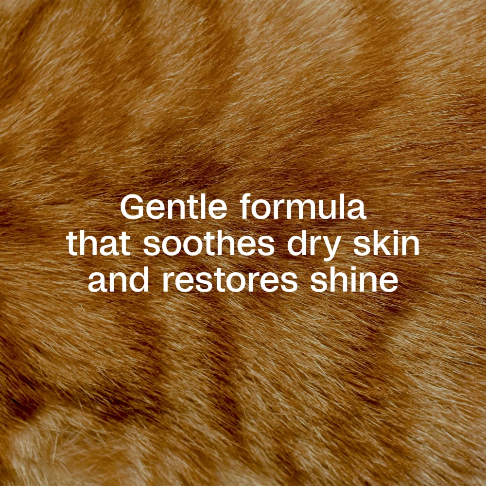 Gentle formula that soothes dry skin and restores shine
