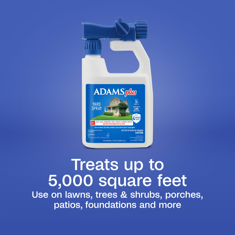 Treats up to 5000 square feet use on lawns, trees & shrubs