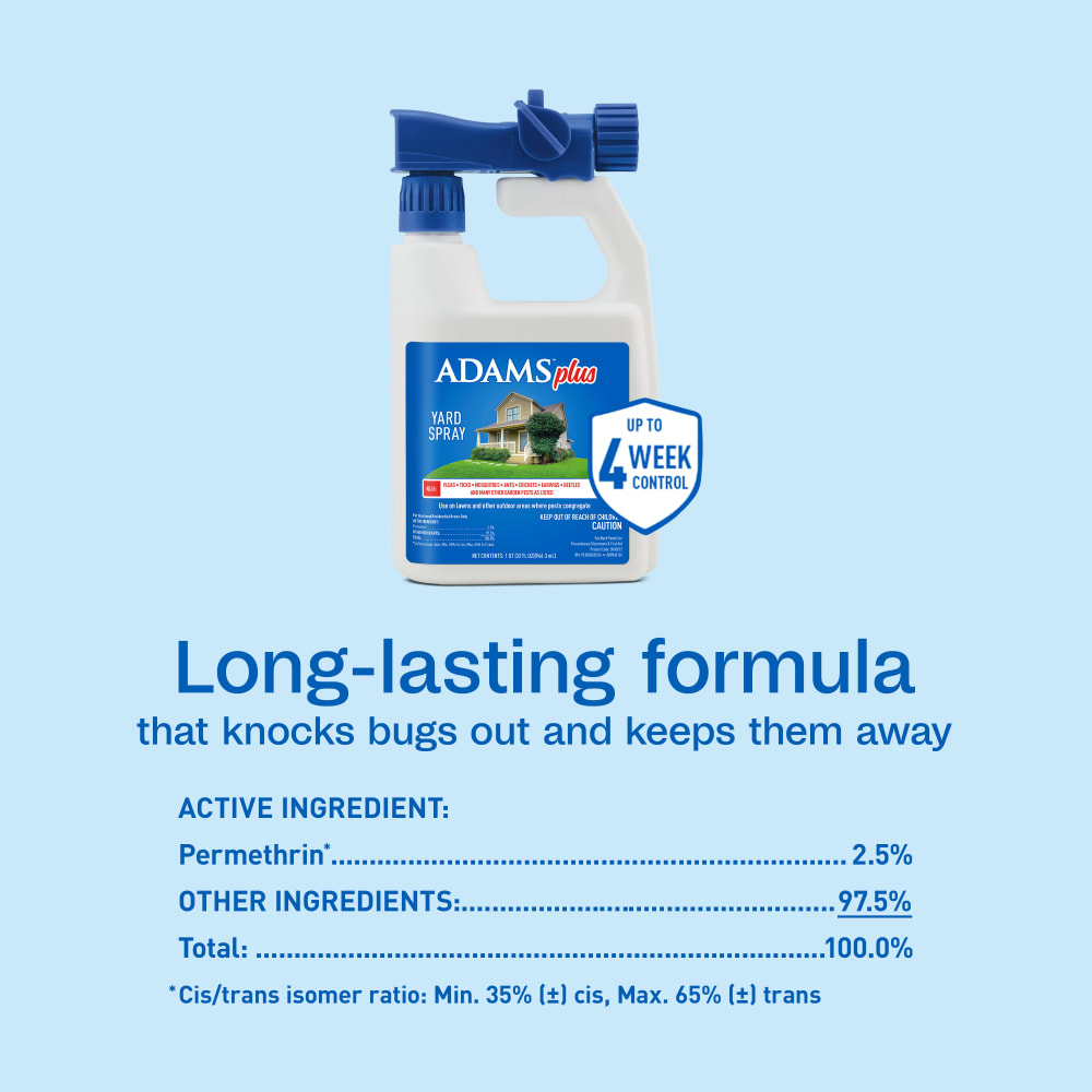 Long lasting formula that knocks bugs out & keeps them away